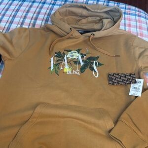 Vans Camel Hoodie with Floral Logo
